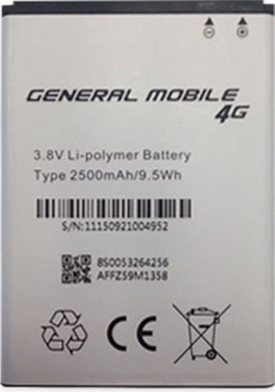 General Mobile Discovery 4G Pil Batarya 4G Dual-5G