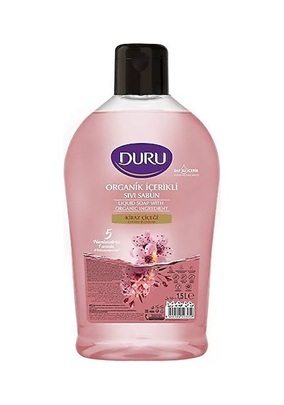 Duru Sıvı Sabun 1500 Ml X 3 Lü Karma Paket Zeytinyağı-hind.cevizi-kiraz