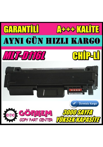 Samsung Uyumlu M2675F / M2675Fn / M2875Fw / M2876Nd / M2625 (Mlt-D116L)