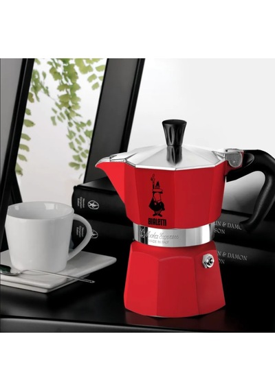Bialetti Moka Express Kırmızı 6 Cup