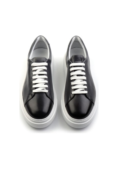 Gri Hakiki Deri Erkek Sneaker E01083016803 Gri