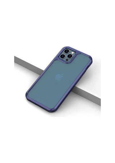 Apple Uyumlu iPhone 12 Pro Kılıf Zore Roll Kapak Mavi