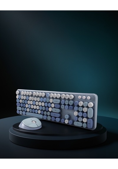 Kablosuz Klavye Ve Mouse Seti Sessiz Tuş 104 Tuş Uczzzqw02klavyemouse-4 Diğer