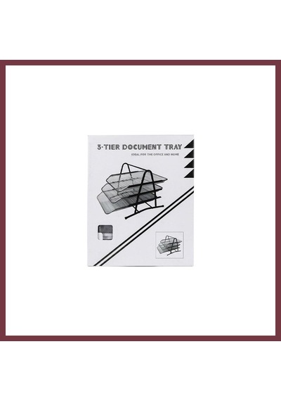 Storeşahin Metal 3 Lü Evrak Rafı Shn0720 Çok Renkli