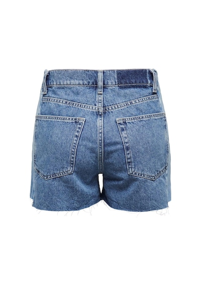 Only Onlcarly Mw Reworked Denim Şort Cro 15323765 Mavi 001