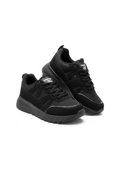 Mcdark Kadın Siyah Sararmaz Taban Sneaker Ayakkabı