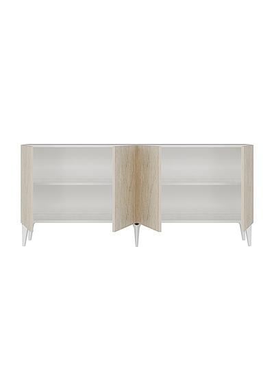 Ka1809bt Lipa Konsol Ve Tv Sehpası Beyaz-traverten 180cm Beyaz - Traverten