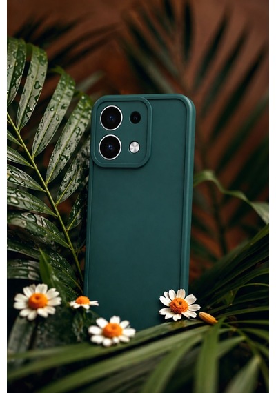 Mi Redmi Note 13 Uyumlu Kamera Çıkıntılı Mat Silikon Telefon Kılıfı Resimdeki