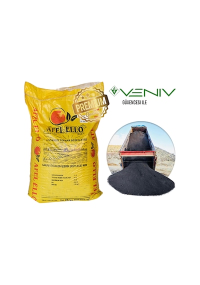 Afel Ello İnce Öğütülmüş Leonardit %40 Hümik Fulvik Asit %45 Organik Madde 25 Kg 1