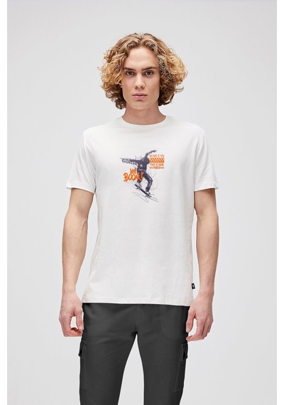 Bad Bear Boom Erkek Beyaz Tshirt Off-white Beyaz