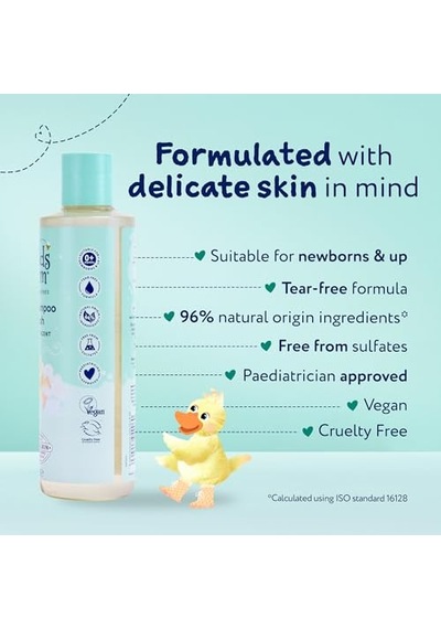 Childs Farm Aloe Vera Ve Salatalık Özlü Bebek Saç Ve Vücut Şampuanı 250ml