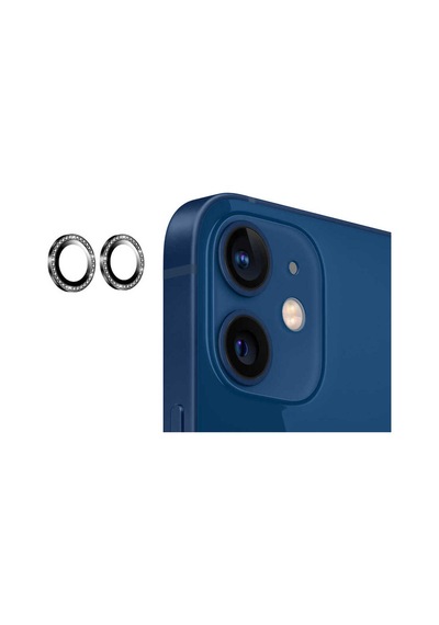 İphone 12 Uyumlu Bto Cl-06 Kamera Frm Koruyucu-siyah Siyah