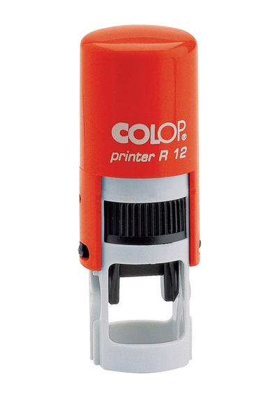 Colop R12 Yuvarlak Kırmızı Kasa Kırmızı Keçe - 12 MM