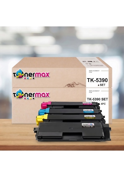Kyocera Tk-5390 Uyumlu  Toner Set 4 Renk - Çipli / Ecosys Pa4500cx