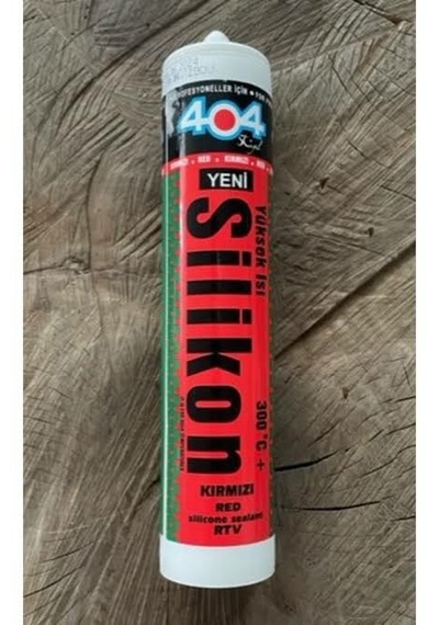 25 Adet 404 Marka 300c Rtv Kırmızı Silikon,310 Ml Sıvı Conta 310 ML