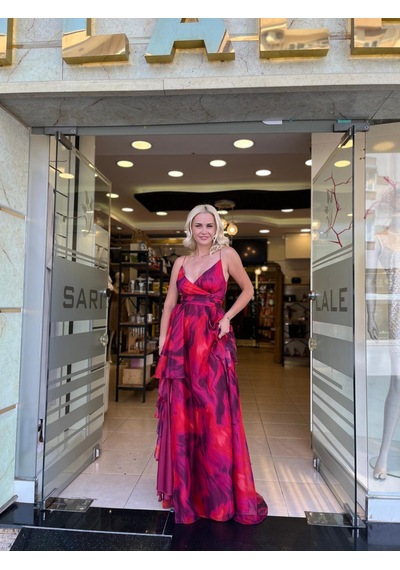 Elbise Empırme Katkat Evafashion Fuşya