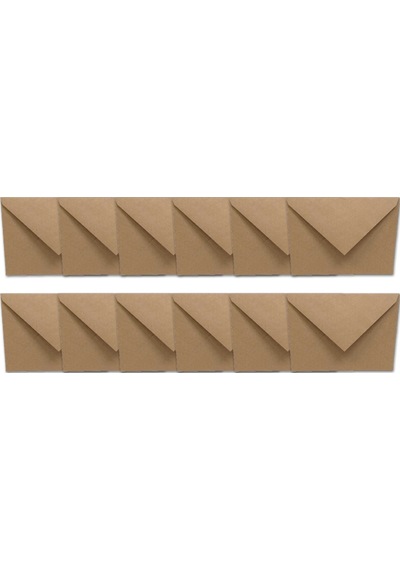İstisna 12 Adet Mektup Zarfı 13x18 CM 100gr. Kraft