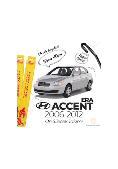 Hyundai Accent Era Muz Silecek Takımı 2006-2012 İnwells N11.3947