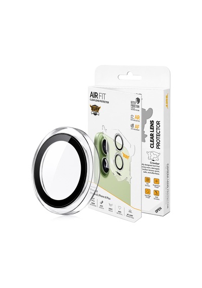 Buff İphone 17 / 16 / 16 Plus Air Fit Şeffaf Kamera Lens Koruyucu