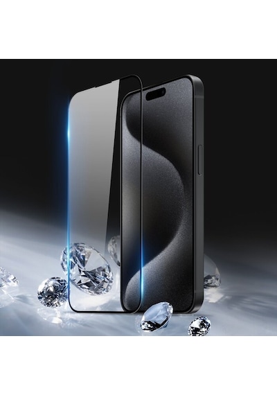 Dux Ducis Apple iPhone 15 Pro Uyumlu Full Kaplama Tempered Cam Ekran Koruyucu