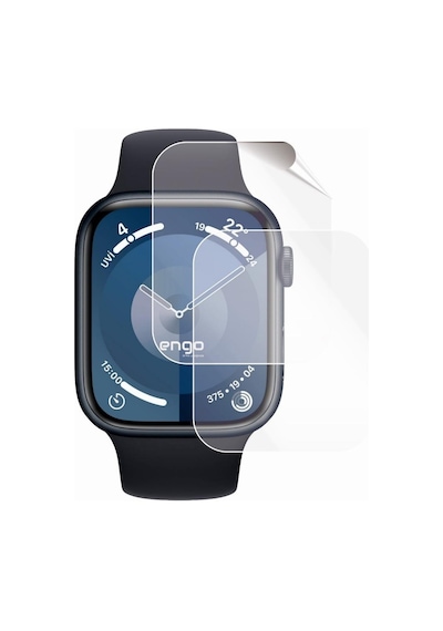 Apple Uyumlu Watch 9 45mm Ekran Koruyucu Şeffaf Tpu Film 2 Adet
