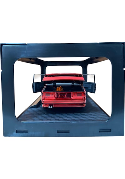 1:24 Metal Model Koleksiyon Araba Bmw M3 Karartılı Kırmızı 19 Cm Döner Ön Tekerler