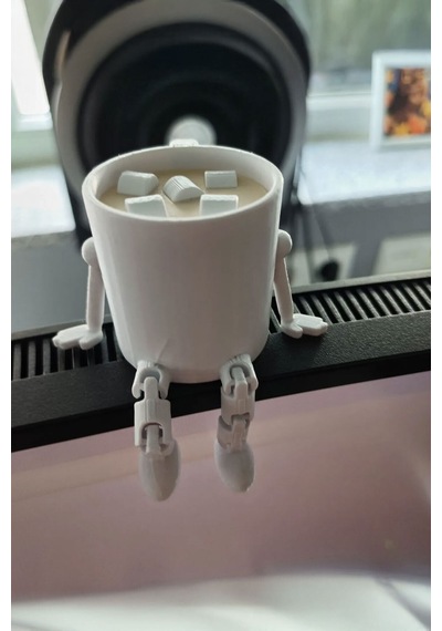 Mini Marshmallowlu Sıcak Çikolata Figürü - Dekoratif Obje Sıcak Çikolata - 703877801