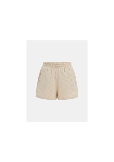Guess Kadın Peony Jakarlı Şort Çok Renkli
