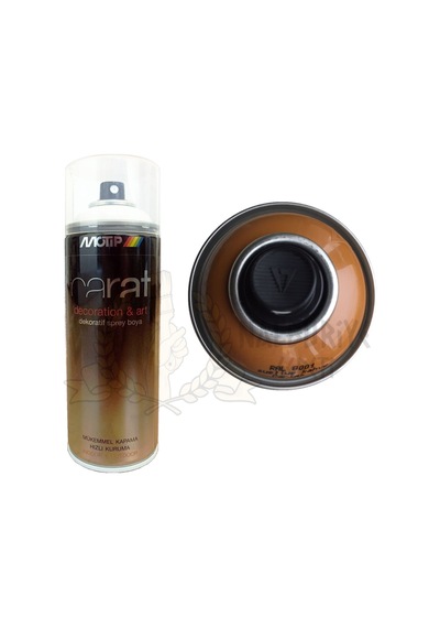 Motip Carat Parlak Sütlü Kahve Sprey Boya 400 ML - Ral8001