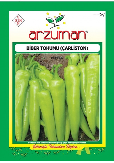 Arzuman Çarliston Biber Tohumu 1300 Adet Tohum