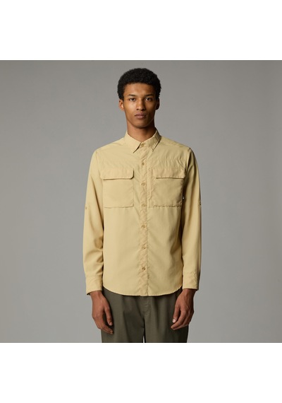 The North Face M L/s Sequoia Shirt Erkek Gömlek-29899 Açık Kahverengi