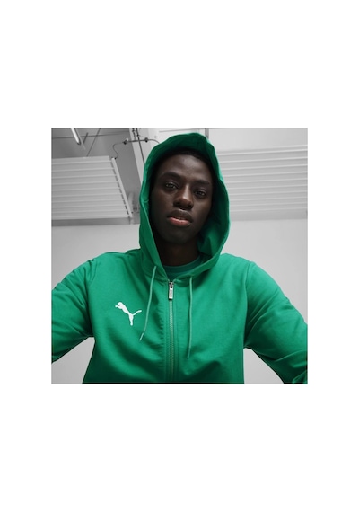 Puma Teamgoal Casuals Hooded Erkek Futbol Antrenman Eşofman Üstü 65859505 Yeşil