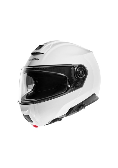Schuberth C5 Glossy Whıte Çene Açılır Motosiklet Kaskı Siyah