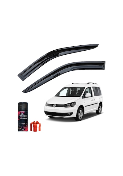 Vw Caddy Mügen Cam Rüzgarlığı 2003-2020 Arası 2 Li Takım+koku