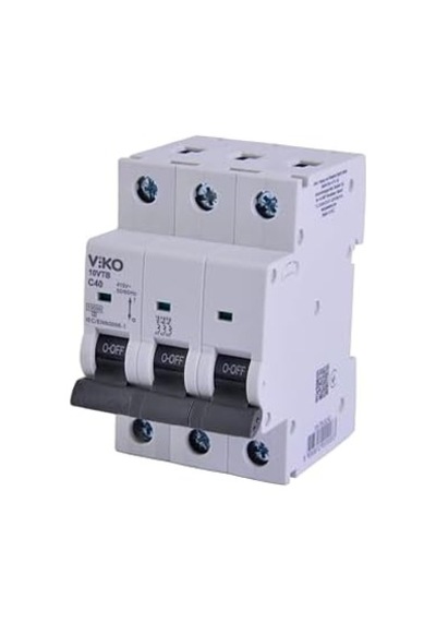 10vtb-3c40 Otomatik Sigorta 10ka C Tipi 3 Kutup 40a