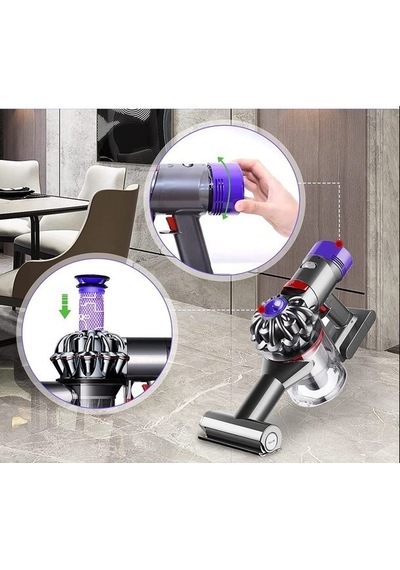 Dyson V7 - V8 Uyumlu Süpürge Filtre Seti