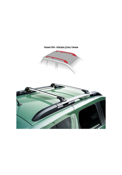 Dacia Duster Journey/extreme 2023-2023 Turtle Air1 Ara Atkı Gri