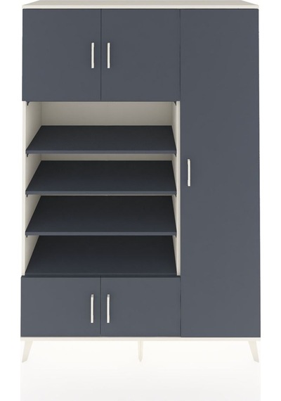Hyperion Dolap 11 Raflı 5 Kapaklı 132x44x195 Aytaşı-antrasit/antrasit Antrasıt/antrasıt Hyperion Dolap 11 Raflı 5 Kapaklı 132x44x195 Aytaşı-antrasit/antrasit Antrasıt/antrasıt