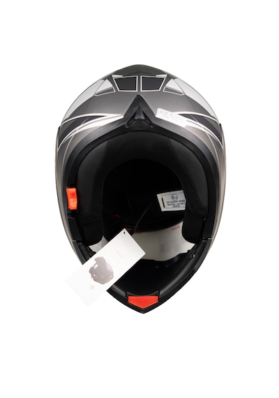 Helmets JK20 - 902 Çene Açılır Güneş Vizörlü Motosiklet Kaskı Gri