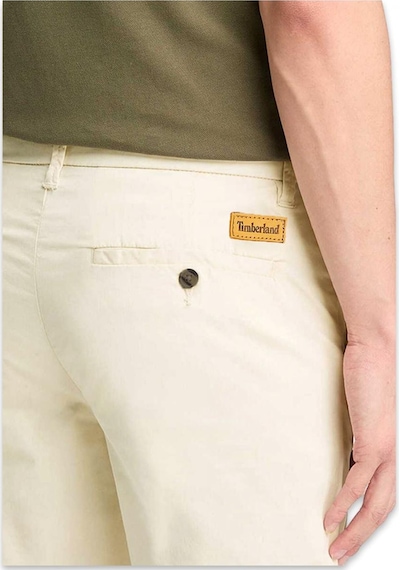 Timberland Tb0a2dfm Claremont Twill Chino Krem Erkek Şort Beyaz