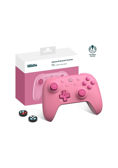 8bitdo Ultimate 2c Bluetooth Controller For Switch 2, Switch/oled/lite, Hall Effect Joysticks, Non-linear Digital Trigge