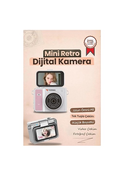 Mini Life Camera Cmr46 - Pink 4 Adet Çok Renkli