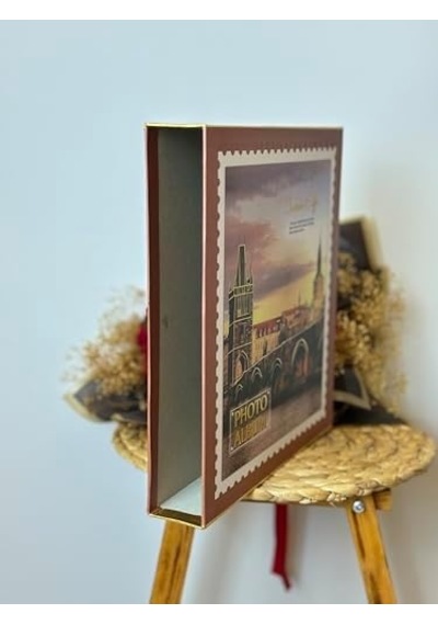 Rs22 Fotoğraf Albümü 10x15cm 500'lük Lüx Desenli Kutulu Yatay Dikey Modeli
