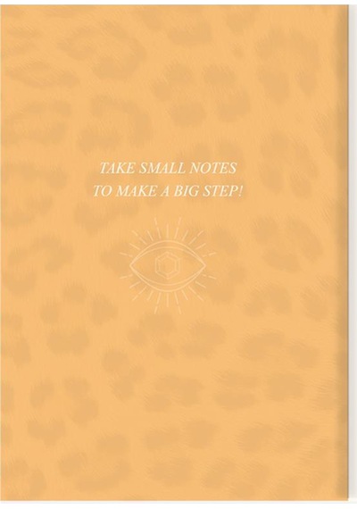 Keten Ciltli Defter Düz Leopar 17x24
