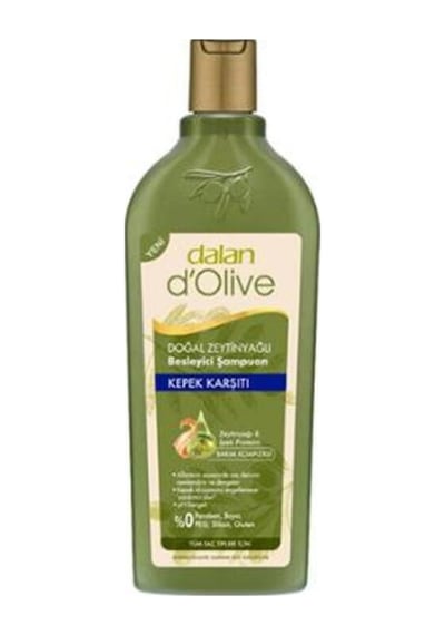D Olive Kepek Karşıtı Doğal Zeytinyağlı Besleyici Şampuan 400 Ml