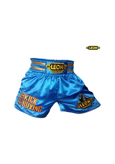 Aksaspor Leon Kickboxing Kick Boks Şortu Mavi (Yeni Model)
