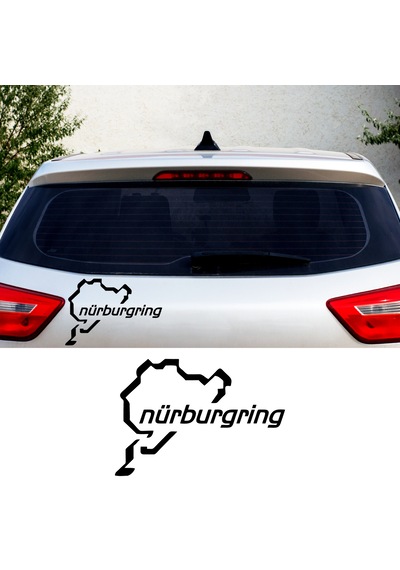 Nürburgring Oto Sticker ,araba Sticker 20x14 Cm