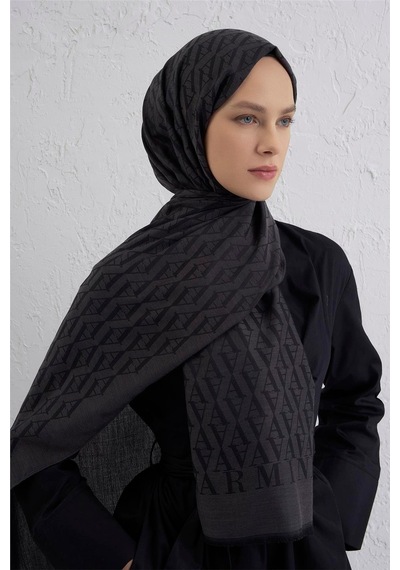 Armine Monogram Desen Edition Şal Antrasit