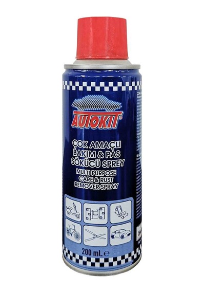 Autokit Çok Amaçlı Bakım ve Pas Sökücü Sprey 200 ML