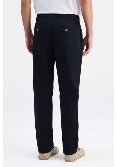D's Damat Ds Damat Comfort Fit Siyah Gabardin Chino Pantolon 6hcc3ı303778m 001